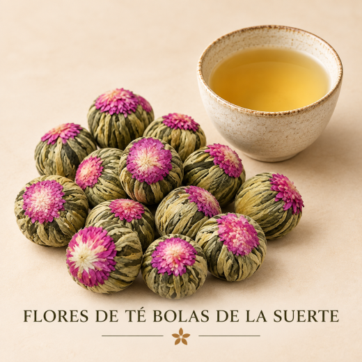 FLOR DE TÉ - BOLAS DE TÉ  (VARIADAS)