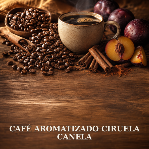CAFÉ AROMATIZADO CIRUELA CANELA