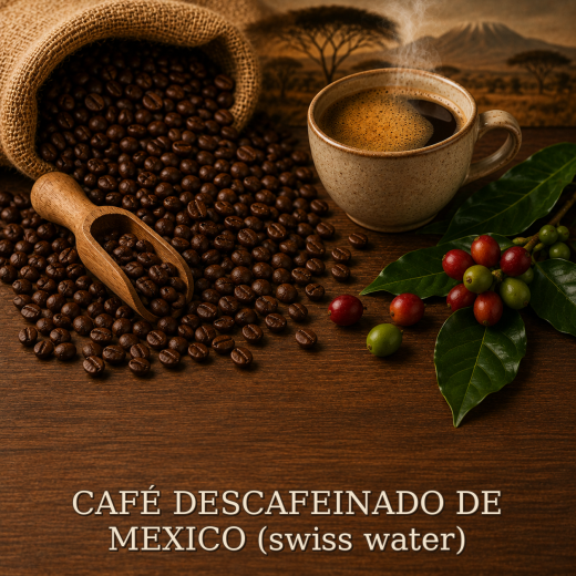 CAFÉ DESCAFEINADO DE MEXICO (swiss water)