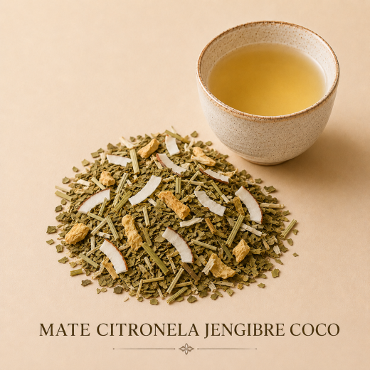 MATE CITRONELA JENGIBRE COCO
