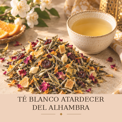 TÉ BLANCO ATARDECER DEL ALHAMBRA