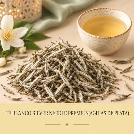 TÉ BLANCO SILVER NEEDLE PREMIUN(AGUJAS DE PLATA)