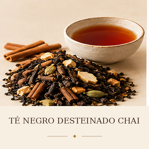 TÉ NEGRO DESTEINADO CHAI
