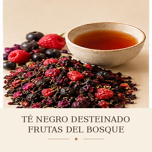 TÉ NEGRO DESTEINADO FRUTAS DEL BOSQUE
