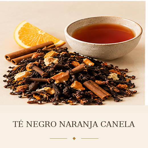TÉ NEGRO NARANJA CANELA