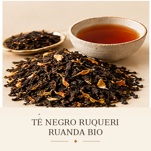 TÉ NEGRO RUQUERI RUANDA BIO