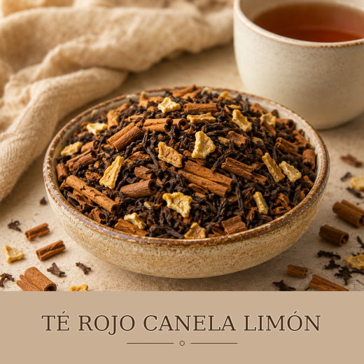 TÉ ROJO CANELA LIMÓN