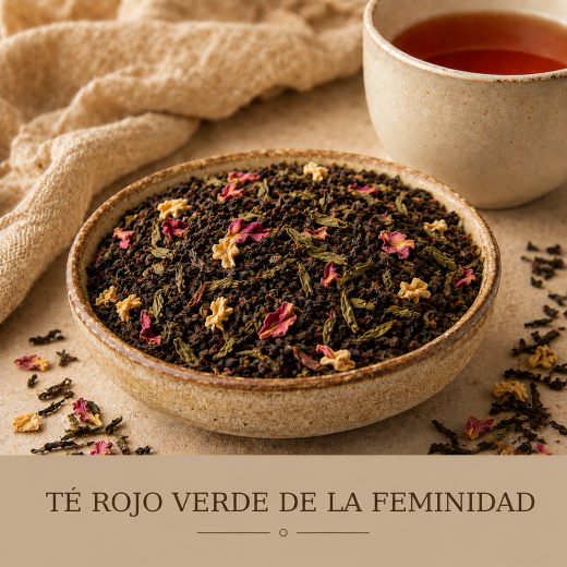 TÉ ROJO VERDE DE LA FEMINIDAD