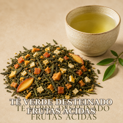 TÉ VERDE DESTEINADO FRUTAS ÁCIDAS